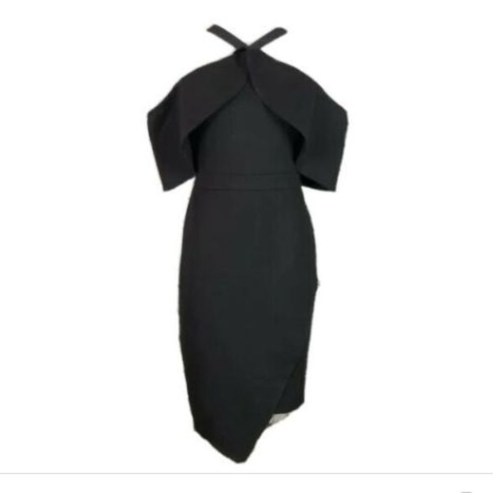 Anthropologie Black Cut Out Dress Size Medium